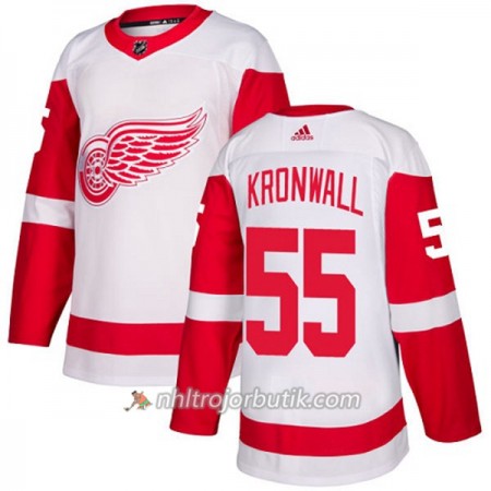 Dame Ishockey Detroit Red Wings Tröja Niklas Kronwall 55 Adidas 2017-2018 Vit Authentic